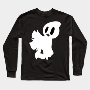 Stitched Mouth Blankey Ghost Long Sleeve T-Shirt